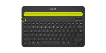 تصویر  کیبورد چند منظوره بی سیم لاجیتک مدل K480 Logitech K480 Multi-Device Bluetooth keyboard