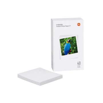 پک 40 تایی کاغذ 3 اینچی چاپ سریع شیائومی مدل Xiaomi Instant Photo Paper
