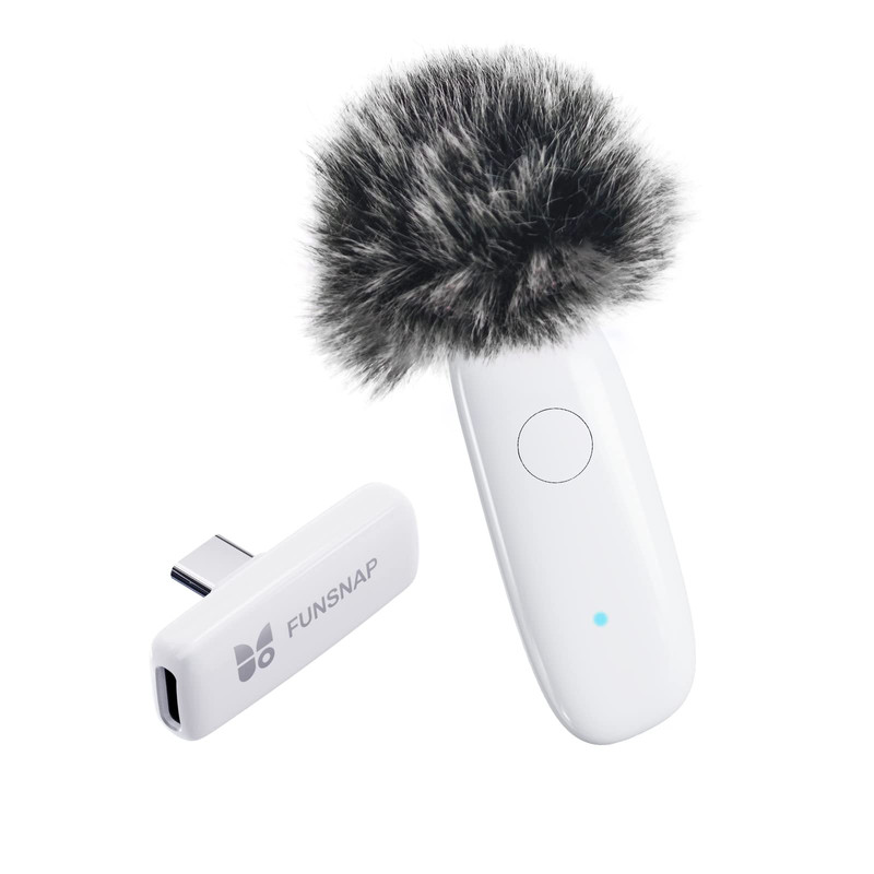 میکروفون بیسیم مدل FunSnap Mic Tok 2.4GHz Wireless Lavalier Microphone ا FunSnap Mic Tok 2.4GHz Wireless
