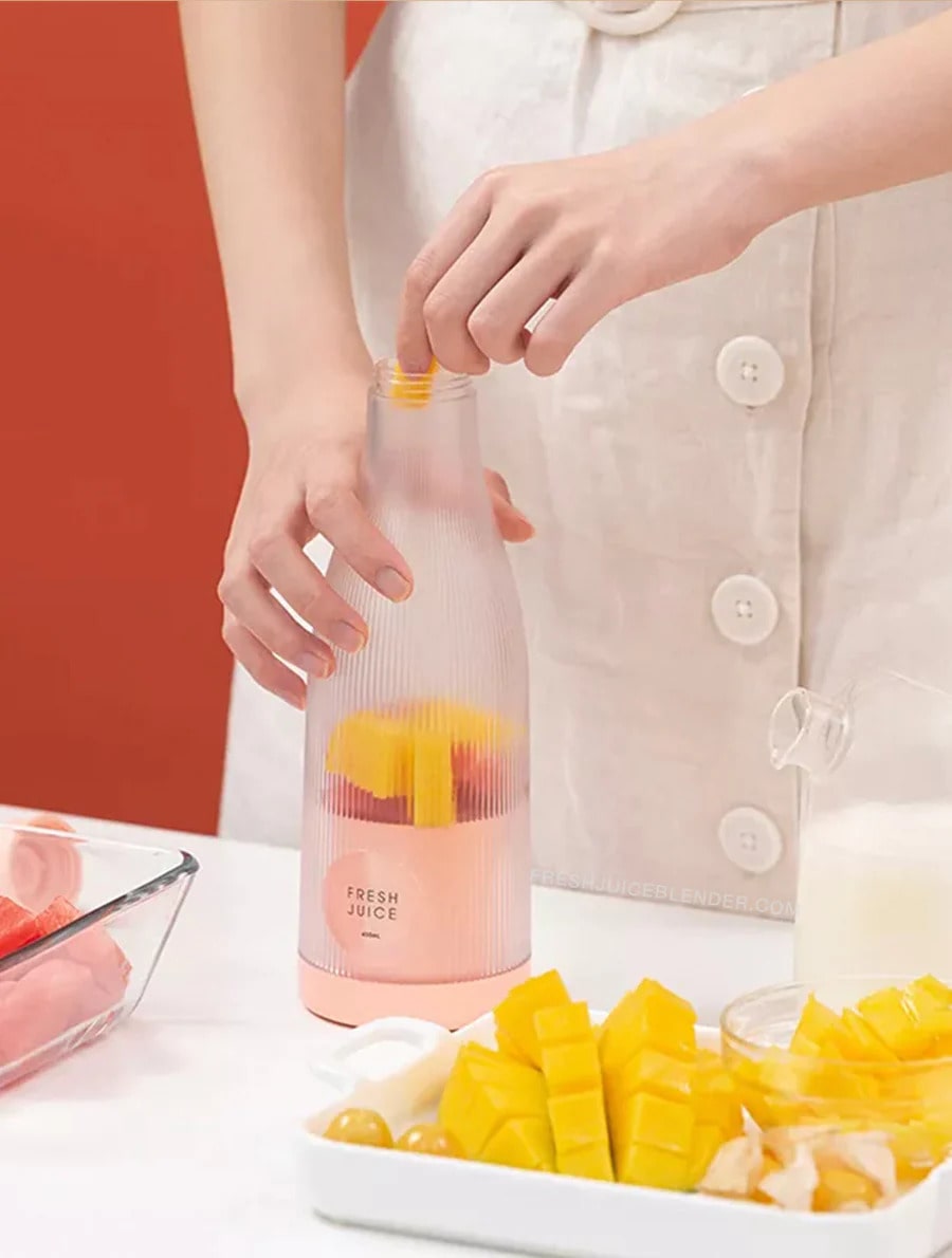 مخلوط کن قابل حمل شیائومی با ظرفیت 450 میلی لیتر ا Xiaomi Fresh Juice Fruit 450 ml