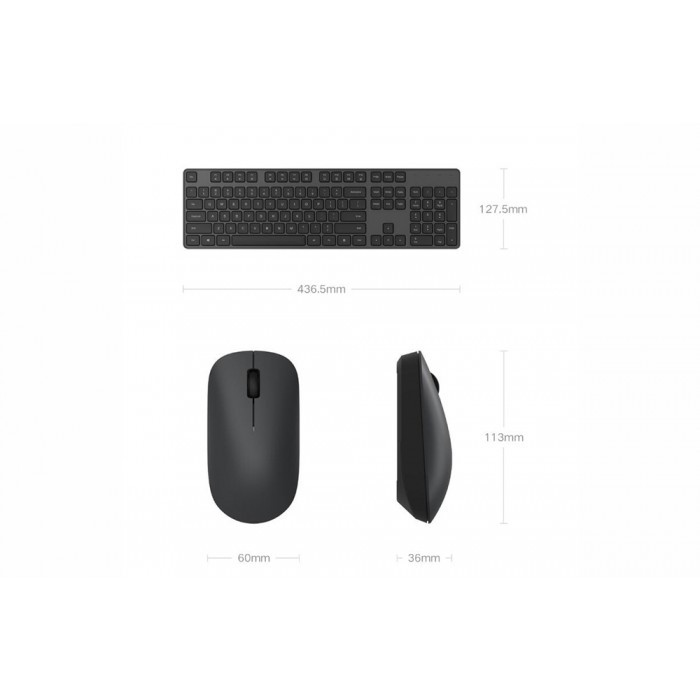 ماوس و کیبورد شیائومی مدل Mi _ WXJS01YM ا Xiaomi Mi WXJS01YM Wireless Mouse